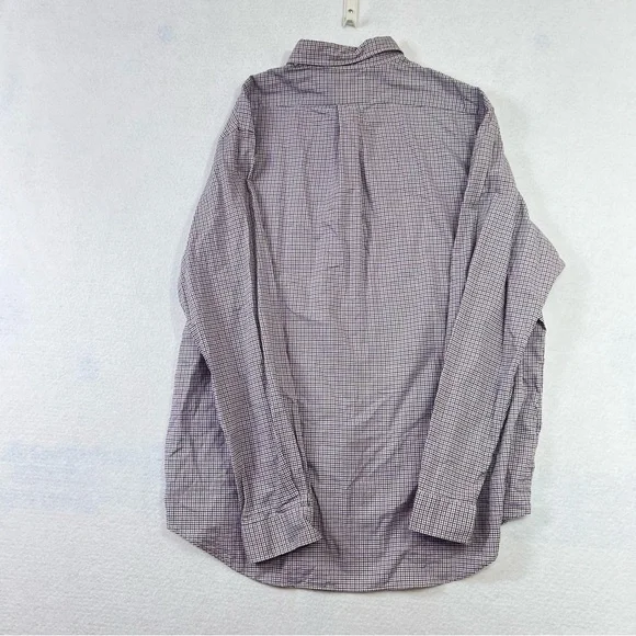 Polo Ralph Lauren Plaid Button Down Shirt XXL Blue White Long Sleeve Classic Fit - Picture 3 of 8